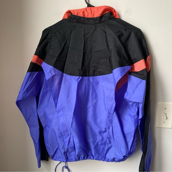 Vintage Nike Black and Purple Windbreaker Jacket fits women’s M - Picture 9 of 11